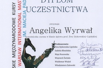 XII Warszawskie Międzynarodowe Kursy Mistrzowskie im. Macieja Paderewskiego, Warszawa. 