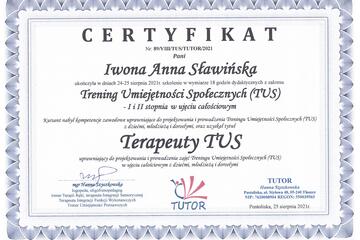 Certyfikowany terapeuta TUS
