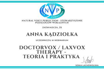 Rehabilitacja głosu metodą DoctorVox/LaxVox Therapy