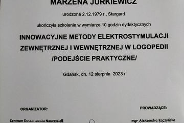 Gabinet logopedyczny marzena-jurkiewicz Logopeda